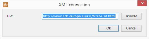 add a new xml connection