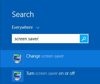 change screen saver settings on your computer