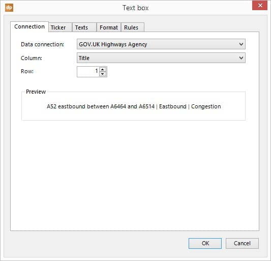 assign real-time traffic data to a text box in powerpoint
