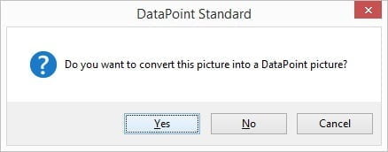 convert image into dynamic datapoint picture