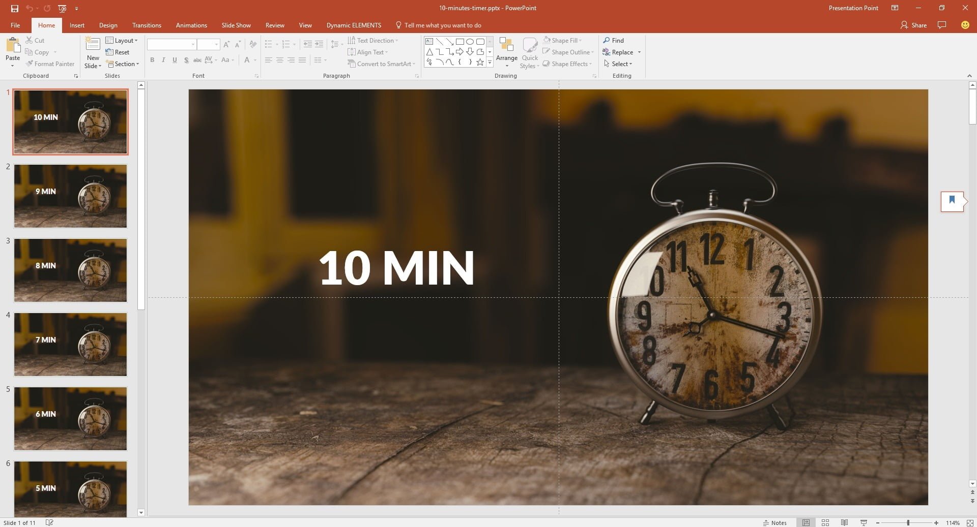 manual timer in powerpoint with automatic transitions