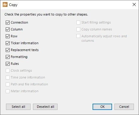 datapoint copy properties