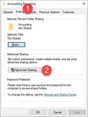 How to Put the Data File in a Network Share?