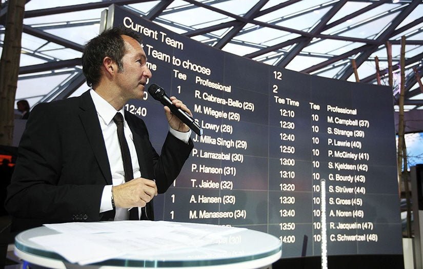 Example of a data driven presentation