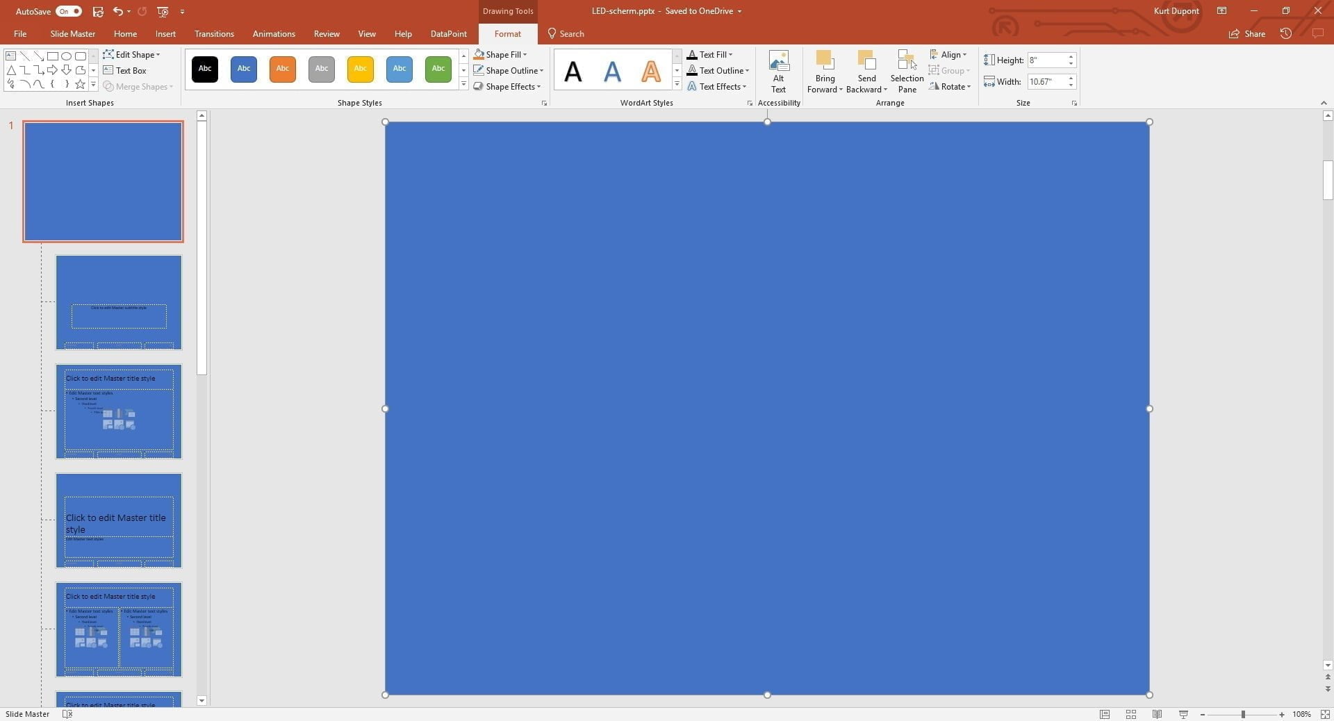 using powerpoint as led software