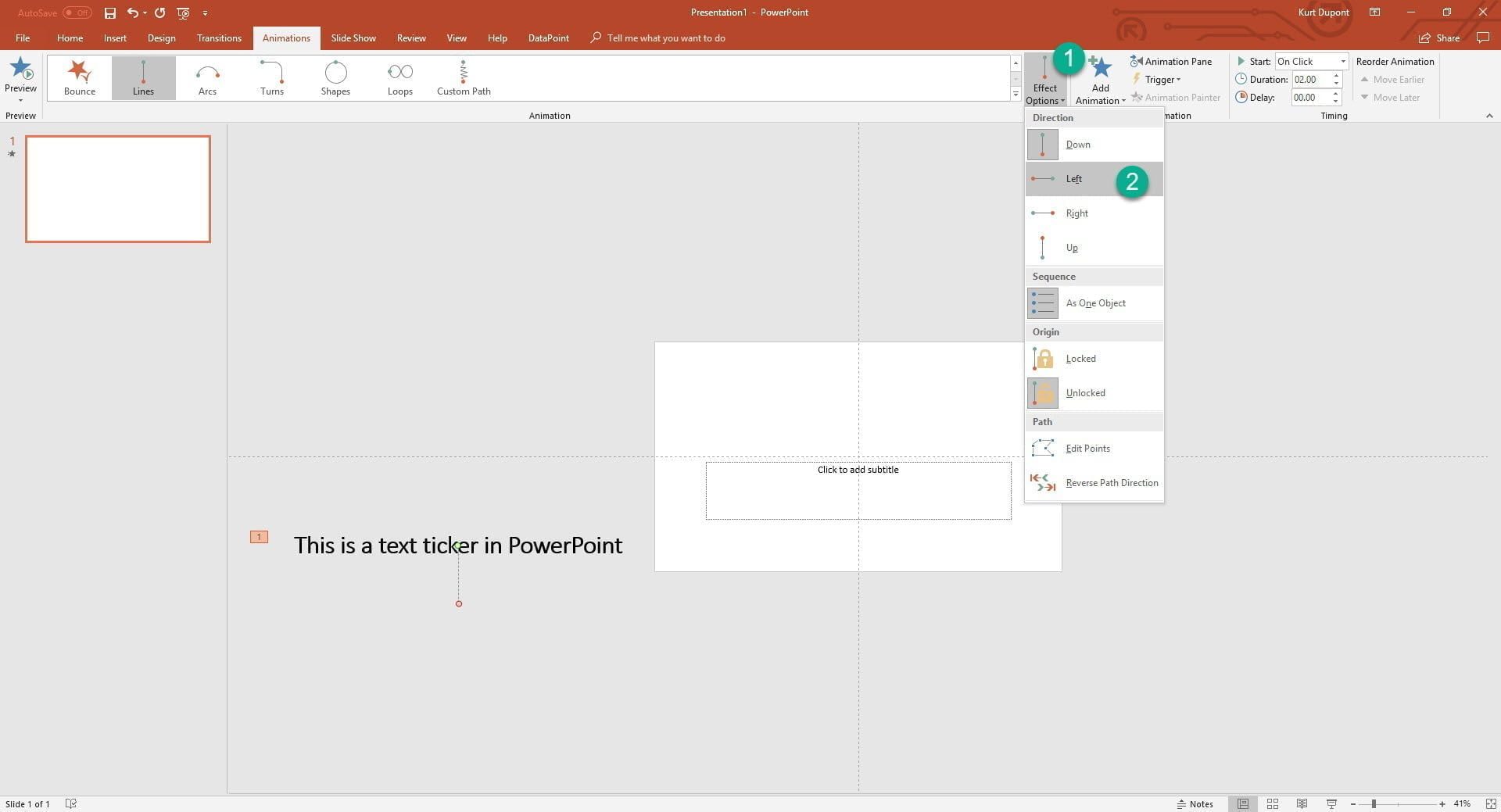PowerPoint Ticker Text Animation - 3 Easy Methods • PresentationPoint