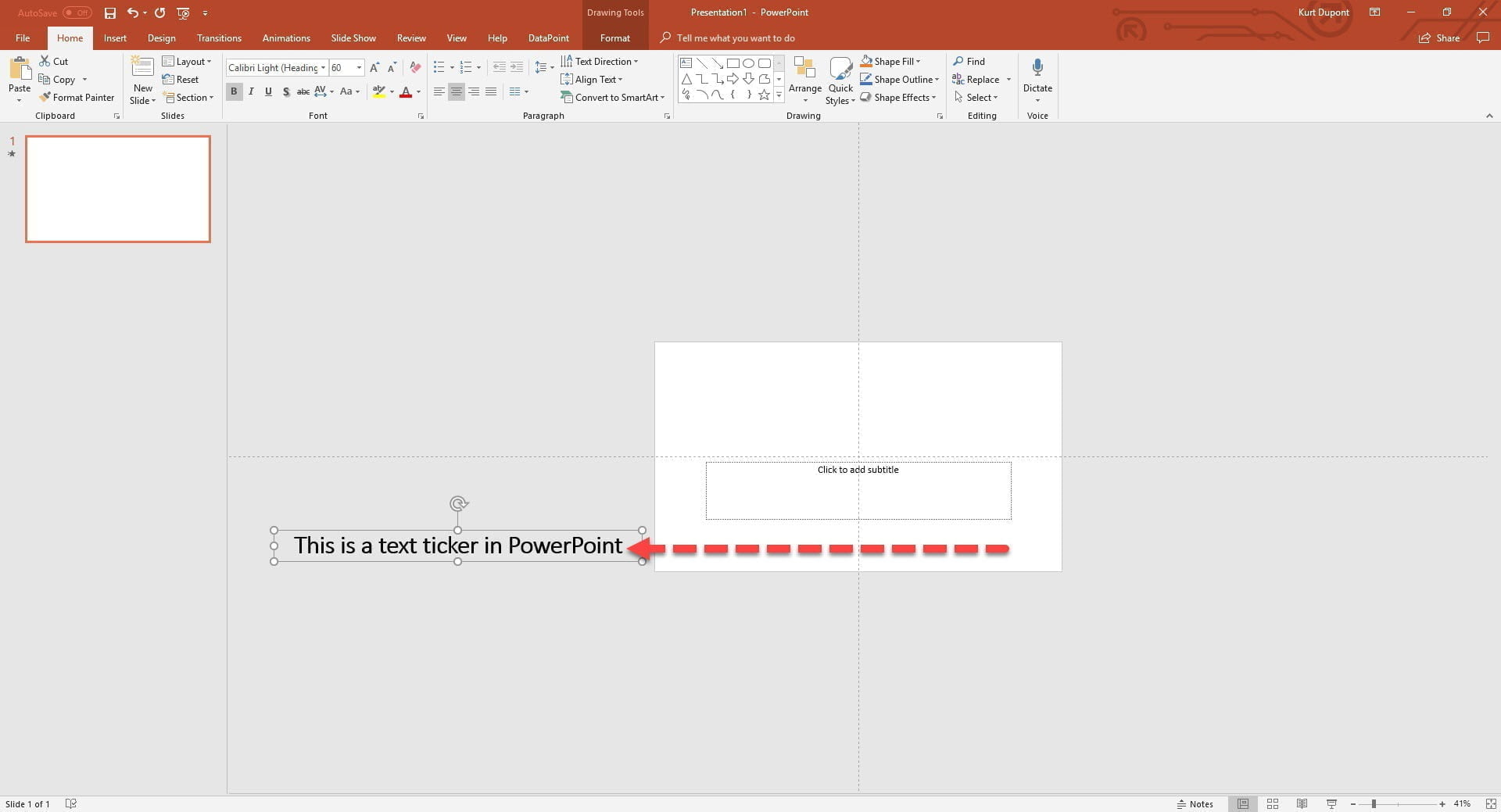 PowerPoint Ticker Text Animation - 3 Easy Methods • PresentationPoint