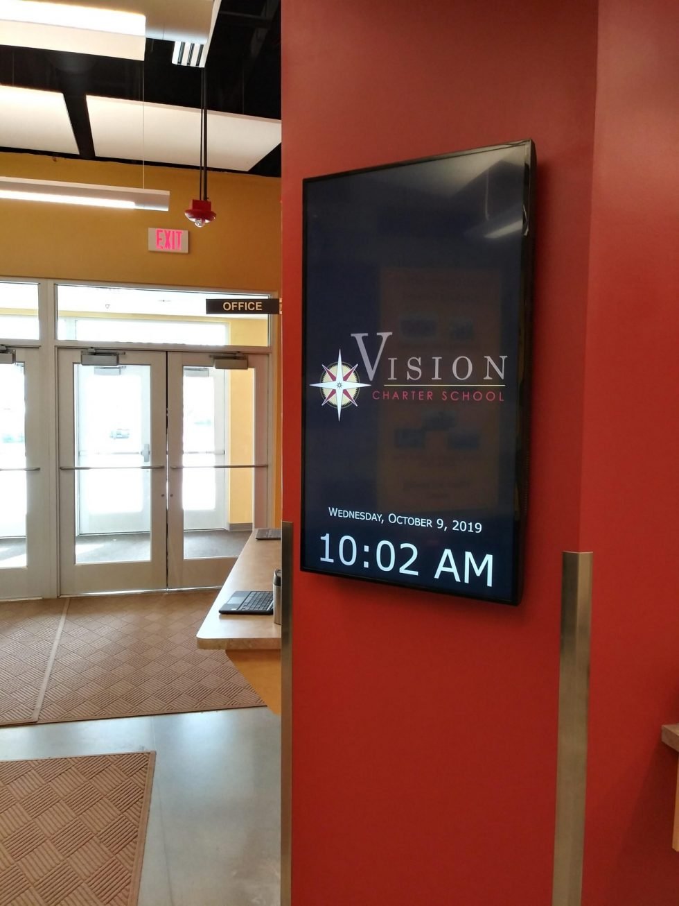 School Digital Signage Vision Charter School PresentationPoint