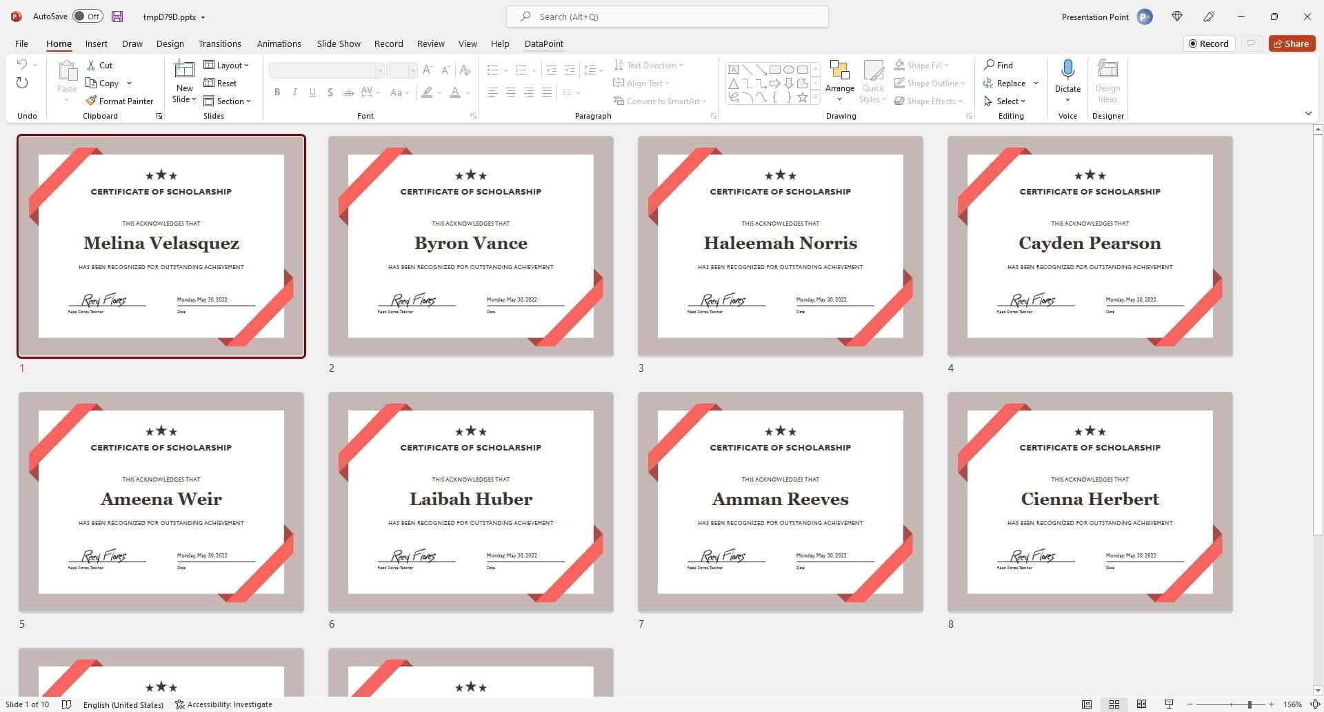 certificates are generated by certificate maker