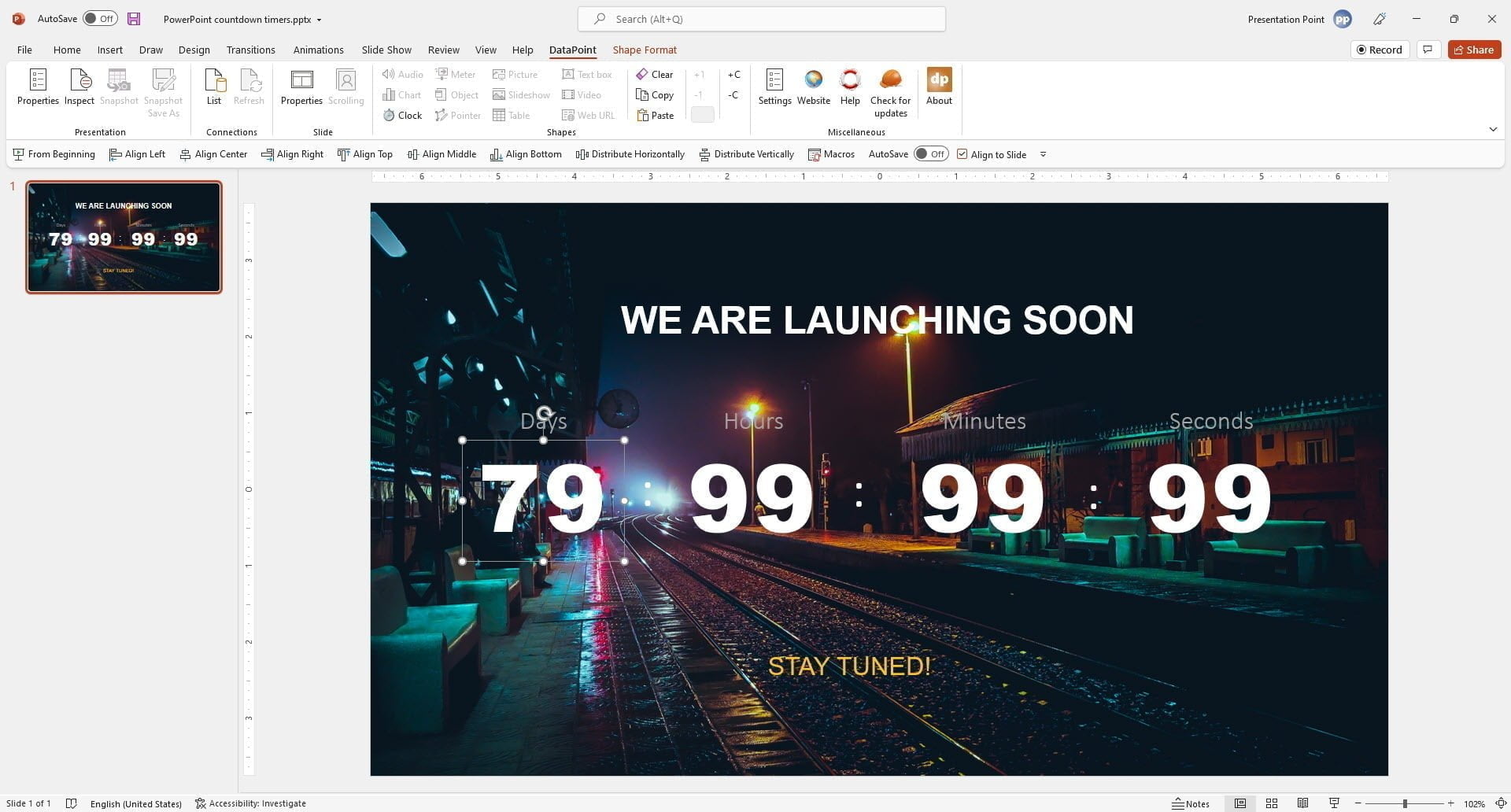 countdown timer textbox linked